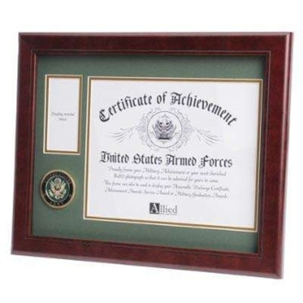 Army 10” x 8” Medallion frame, Army medal with photo frame. - The Military Gift Store