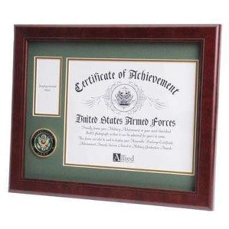 Army 10” x 8” Medallion frame, Army medal with photo frame