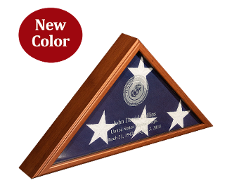 Personalized American Made Flag Display Cases, , The Military Gift Store, Personalized Flag Display Case