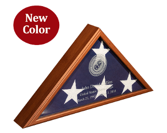 Personalized American Made Flag Display Cases - The Military Gift Store