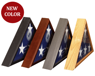 Sergeant Flag Case, Personal Inscription Engraving., , The Military Gift Store, Casket Flag display Cases