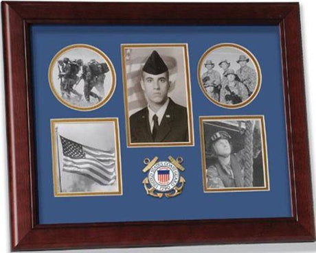 Flag Connections United States Coast Guard Small Collage Frame - The Military Gift Store