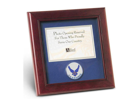 Flag Connections Aim High Air Force Medallion Landscape Picture Frame, 4 by 6-Inch