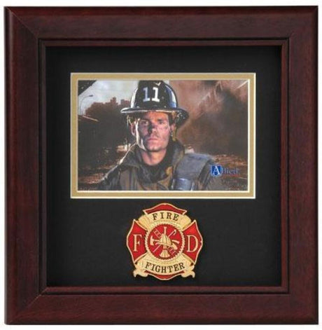 Flag Connections Fire Fighter Horizontal Picture Frame., Flag Connections Fire Fighter Horizontal Picture Frame, The Military Gift Store, Awards Display Cases, Awards Display Frames (62)