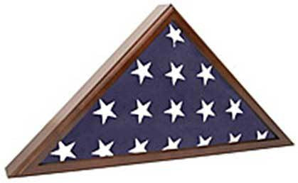 Flag Case for Veteran Funeral handsomely constructed SpartaCraft Cherry Flag Case