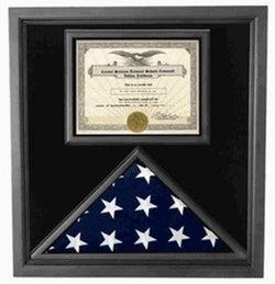 Flag Connections Premium USA-Made Solid wood Flag Document Case