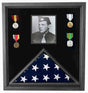 Flag Connections Military Photo Flag and Medal Display Case, 3 X 5 or 4' x 6' or 5' x 8'  or 5' X 9.5' Flag, Military Photo Flag and Medal Display Case, 3 X 5 or 4' x 6', The Military Gift Store, Army Flag Display Cases (64)