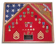 Flags Connections Military Shadow Box, Military Display Case