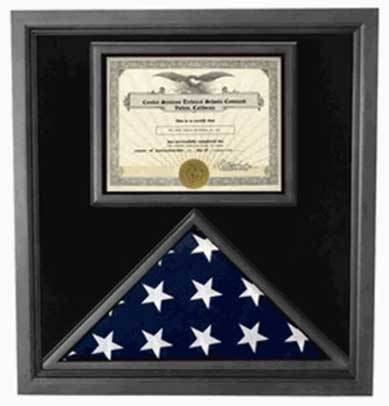 Flags Connections Retirement Flag Display Case - Military Retirement Gift