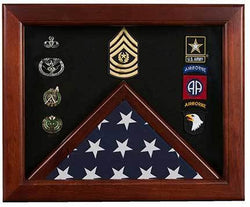 Flags Connections Master Sergeant Flag Display Cases - Master Sergeant Gift