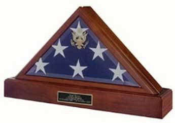 Flags Connections Eternity Flag case Urn, Flag And Urn Display Case
