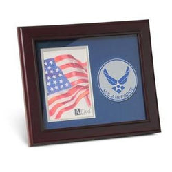Aim High Air Force Medallion 4 by 6 inch Portrait Picture Frame
