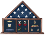 USAF Shadow Box, Flag Medal Case. - The Military Gift Store