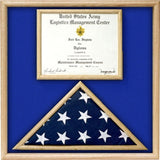 Air Force Flag and certificate Display case., , The Military Gift Store, Air Force flag display cases, Air force Retirement Shadow Boxes (61)