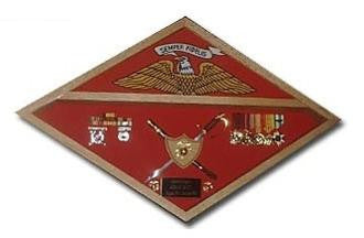Marine Corps Flag Display Case - 3'x5', , The Military Gift Store, Air Force flag display cases, Air force Retirement Shadow Boxes (61)