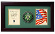 Flag Connections United States Army Dual Picture Frame