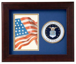 Flag Connections United States Air Force Vertical Picture Frame - The Military Gift Store