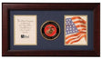 Flag Connections United States Marine Corps Dual Picture Frame