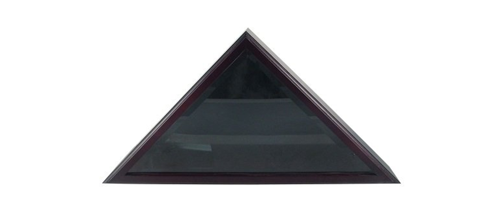 Cadet III Flag Display Case for 3ft x 5ft Flag in Dark Black Cherry finish, Cadet III Flag Display Case for 3ft x 5ft Flag, The Military Gift Store, Display Case Accessories