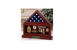 Flag Display Case, Flag Medal and Base - 3' x 5' flag, , The Military Gift Store, Burial Flag Cases