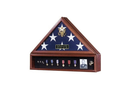 American Flag and Medal Display Memorabilia Case - Presidential, American Flag Case and Medal Display Case - Presidential, The Military Gift Store, American Flag Frames (43)