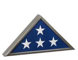 Silver Flag Display Case, Casket Flag Frame, Funeral Flag Box -5'x8', , The Military Gift Store, Army Flag Display Cases (64)