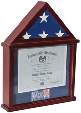 Flag Display Case Shadow Box Frame for 3'X5' Flown Flag (Not for a Casket Draped Flag)