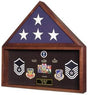 Large Flag and Memorabilia Display Cases, Medals Display Cases