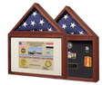 Capitol Flag Case with Certificate/Shadow Box – Holds 3’ x 5’ Flag