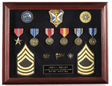 Shadow box Display Frame - 16 x 12” with Cherry Finish, , The Military Gift Store, Shadow Box Frame