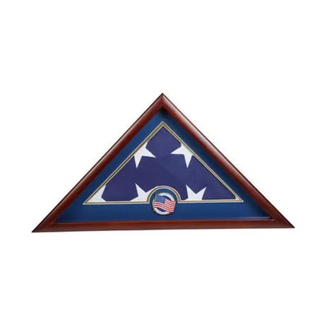 US Flag Display Case with US Flag Medallion - The Military Gift Store
