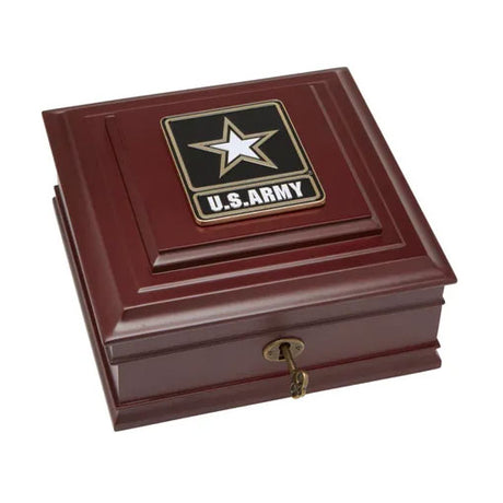Aim High Air Force Medallion Desktop Box - The Military Gift Store