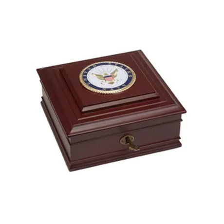U.S. Navy Medallion Desktop Box - The Military Gift Store