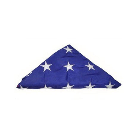 Folded American Flag, Pre Folded American Flag - 5ft x 9.5ft American Burial Flag.