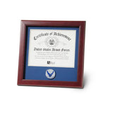 Aim High Air Force Medallion 8-Inch by 10-Inch Certificate Frame - The Military Gift Store