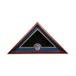 US Flag Display Case with US Flag Medallion - The Military Gift Store