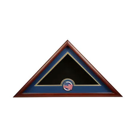 US Flag Display Case with US Flag Medallion - The Military Gift Store