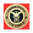 Air Force Wall Tribute Hand Made of wood 3D - 12 Inch. - The Military Gift Store