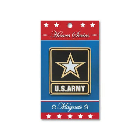 Flags Connections - Heroes Series Go Army Medallion Large Magnet - 3.75 Inches.