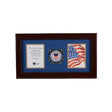 U.S. Coast Guard Medallion 4-Inch by 6-Inch Double Picture Frame - The Military Gift Store