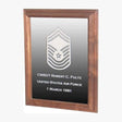Military Laser Engraved Rank Insignia Mirror Frame - Laser Engraved Mirror - The Military Gift Store