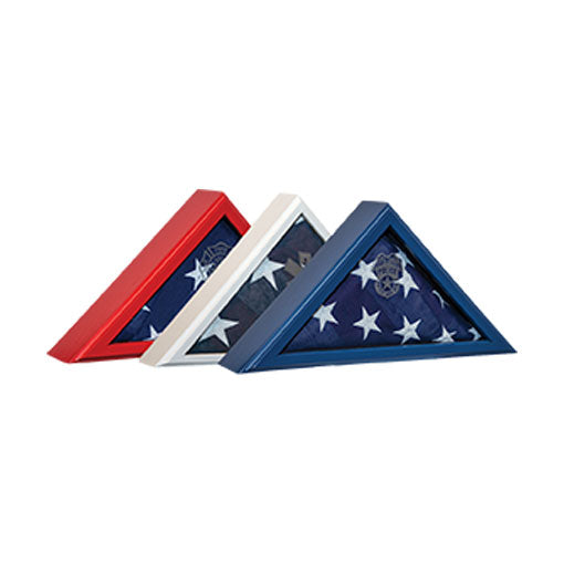 Flags Connections - First Responder Flag Case - EMS White, Firefighter Red, and Police Blue.