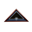 US Flag Display Case with Aim High Air Force Medallion - mahogany, , The Military Gift Store, Flag Display cases (71)