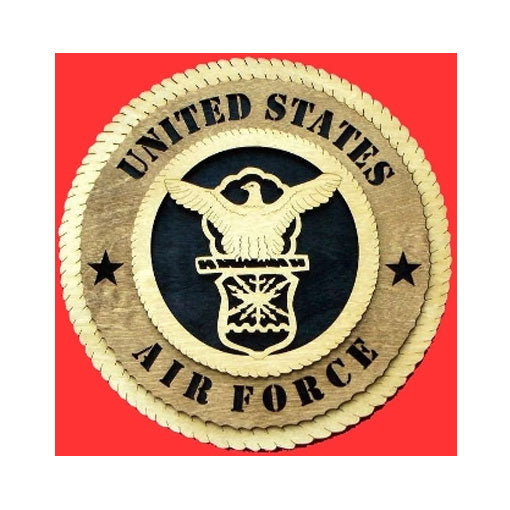 Air Force wall tribute, Laser Wall Tributes - 12". - The Military Gift Store