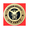 Air force Wall Tribute, Air force Wood Wall Tribute, USAF emblem - 12"., Air force Wall Tribute, Air force Wood Wall Tribute, USAF emblem., The Military Gift Store, Wall Tributes