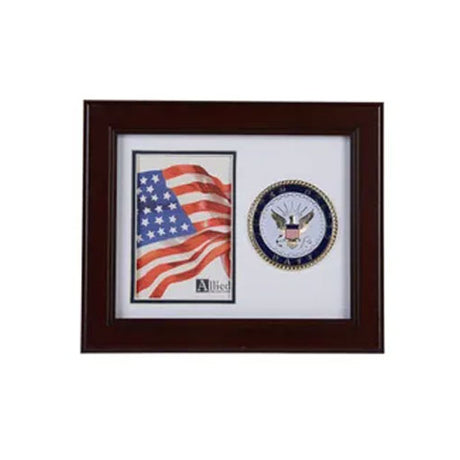 U.S. Navy Medallion 4-Inch by 6-Inch Portrait Picture Frame - The Military Gift Store