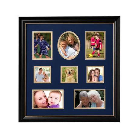 Decorative 16-Inch by 17-Inch Collage Picture Frame - The Military Gift Store