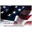 American Made Burial Flag - 5' x 9.5' flag. - The Military Gift Store