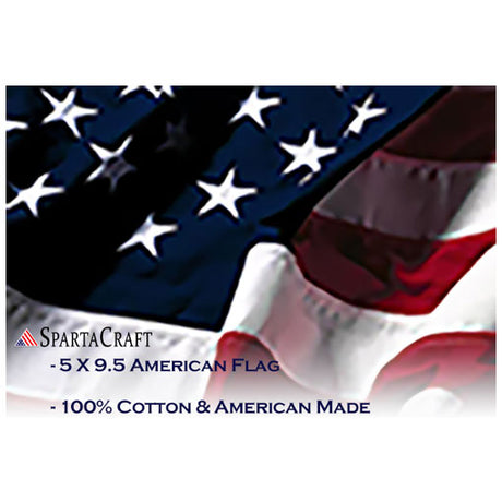 American Made Burial Flag - 5' x 9.5' flag. - The Military Gift Store