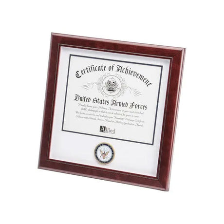 U.S. Navy Medallion 8-Inch by 10-Inch Certificate Frame - The Military Gift Store